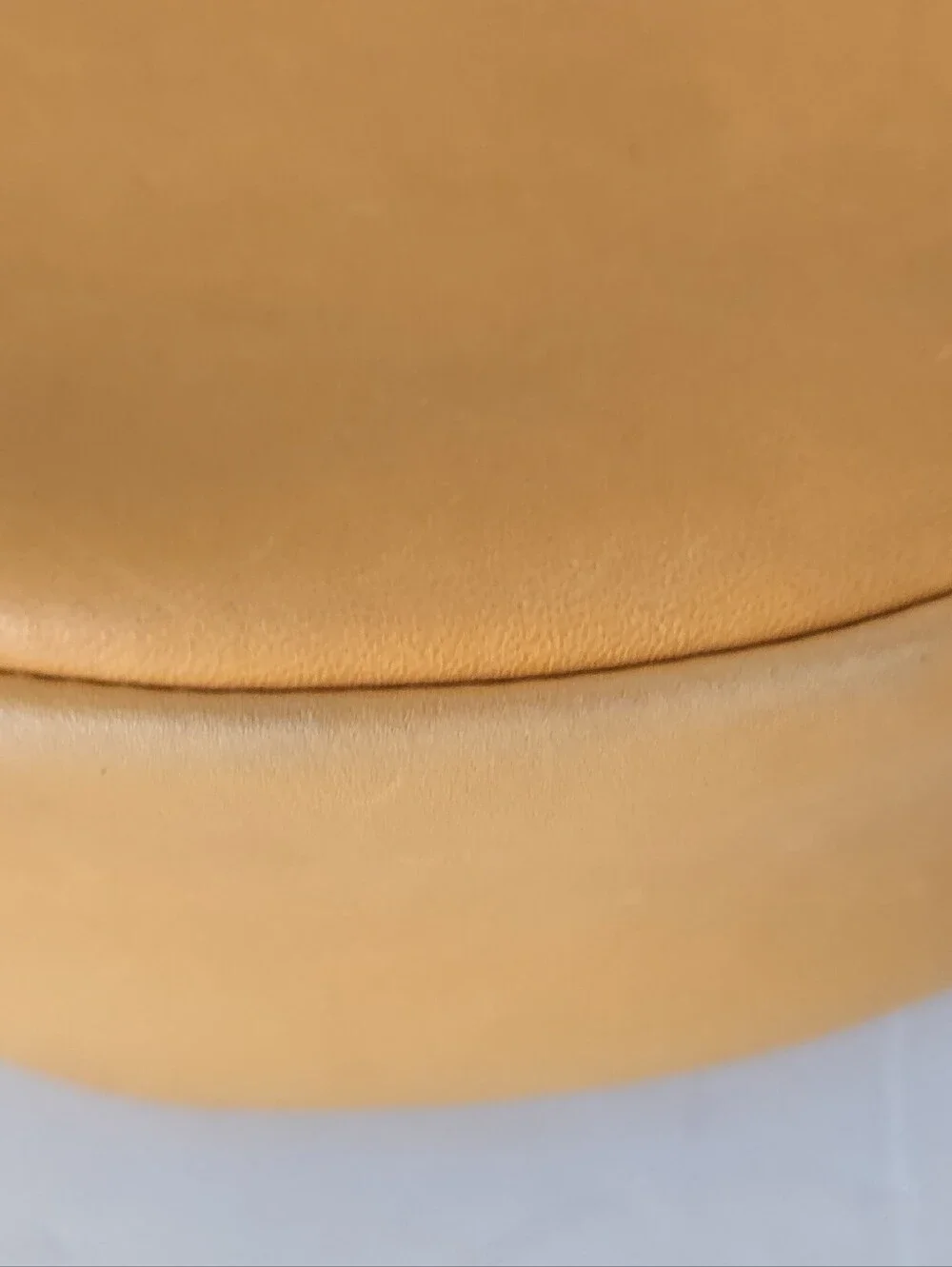 Portland Leather Round Crossbody in Yellow Tan 9”